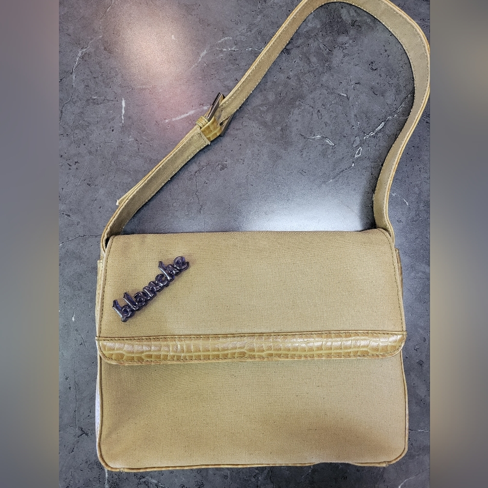 Mute Green Vintage kelly scott Ramie Shoulder bag